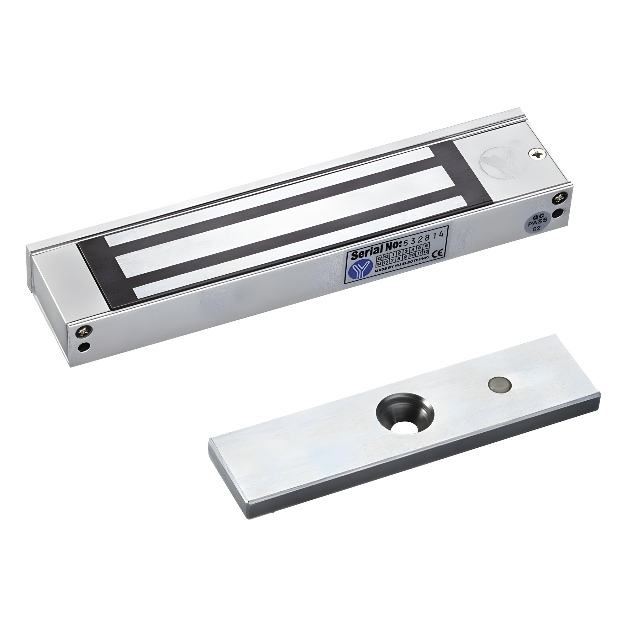 Chapa magnética de 350 lbs / Sensor de estado de la placa/ Para uso en interior — ACCESSPRO · SKU MAG-350S