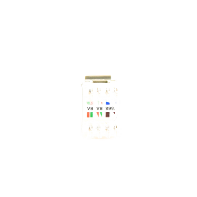 Conector Jack Estilo 110 (de Impacto), Tipo Keystone, Categoría 6, de 8 Posiciones y 8 Cables, Color Gris