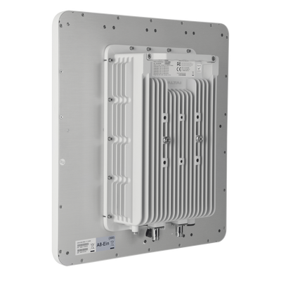 Punto de Acceso WiFi, PTP y PTMP Doble Banda Simultanea, Ideal Para Industria 4.0, Hasta 1.7 Km de Cobertura WiFi, Antena Sectorial MIMO 8x8 Integrada de 100° de Apertura en 2.4 GHz, MIMO 2x2 Conectorizado en 5 GHz.