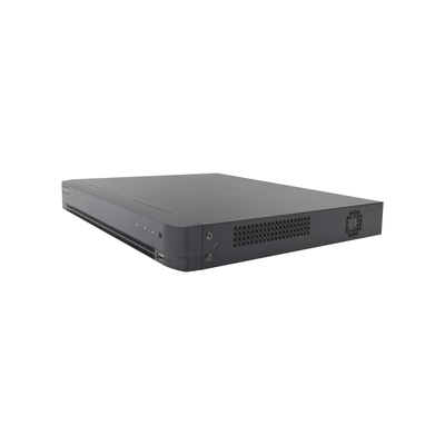 [Audio Bidireccional] DVR 32 Canales TurboHD + 8 Canales IP / 5 Megapixel Lite - 3K Lite / Acusense / Reconocimiento Facial / Audio por Coaxitron / 2 Bahías de Disco Duro / H.265+ / Salida de Video en Full HD