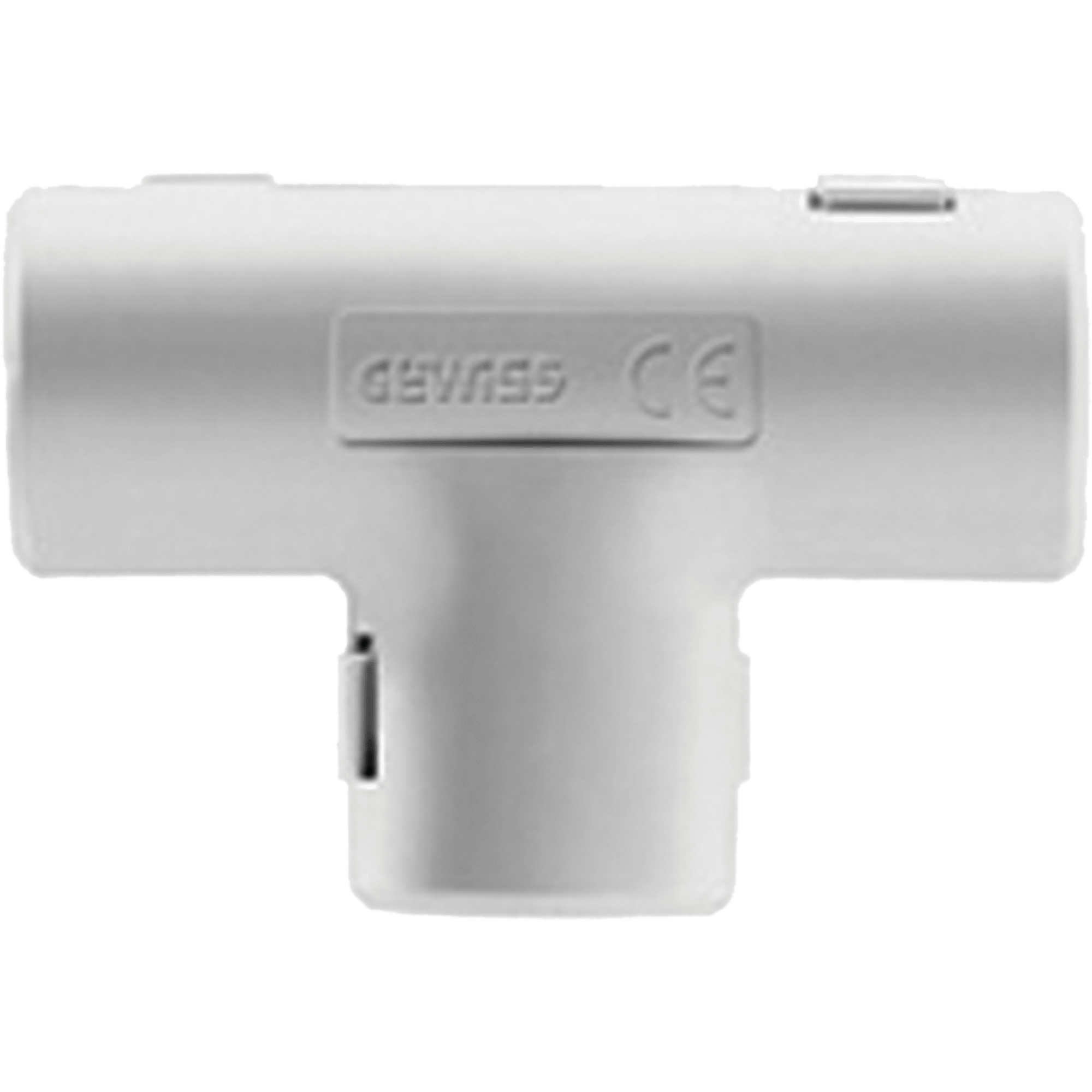 Unión en "T" para tubería rígida, recomendado para cable eléctrico, PVC Auto-extinguible, de 20 mm