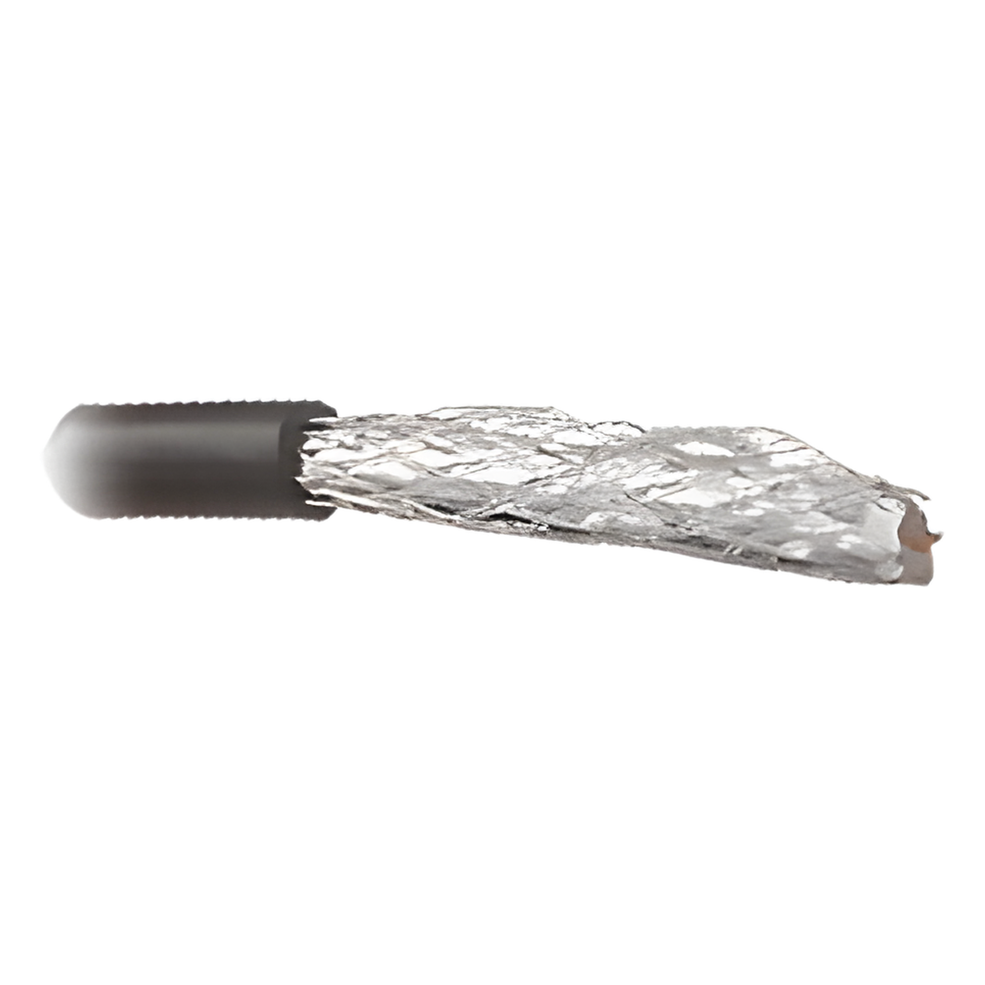 Cable con Blindaje de Cinta de Poliéster Aluminizado y 40% de Malla de Aluminio 95%, Aislante de Polietileno Espumado. Bobina de 500 Metros (1640 Pies) / Intemperie — VIAKON · SKU RG-59U-SYS/500