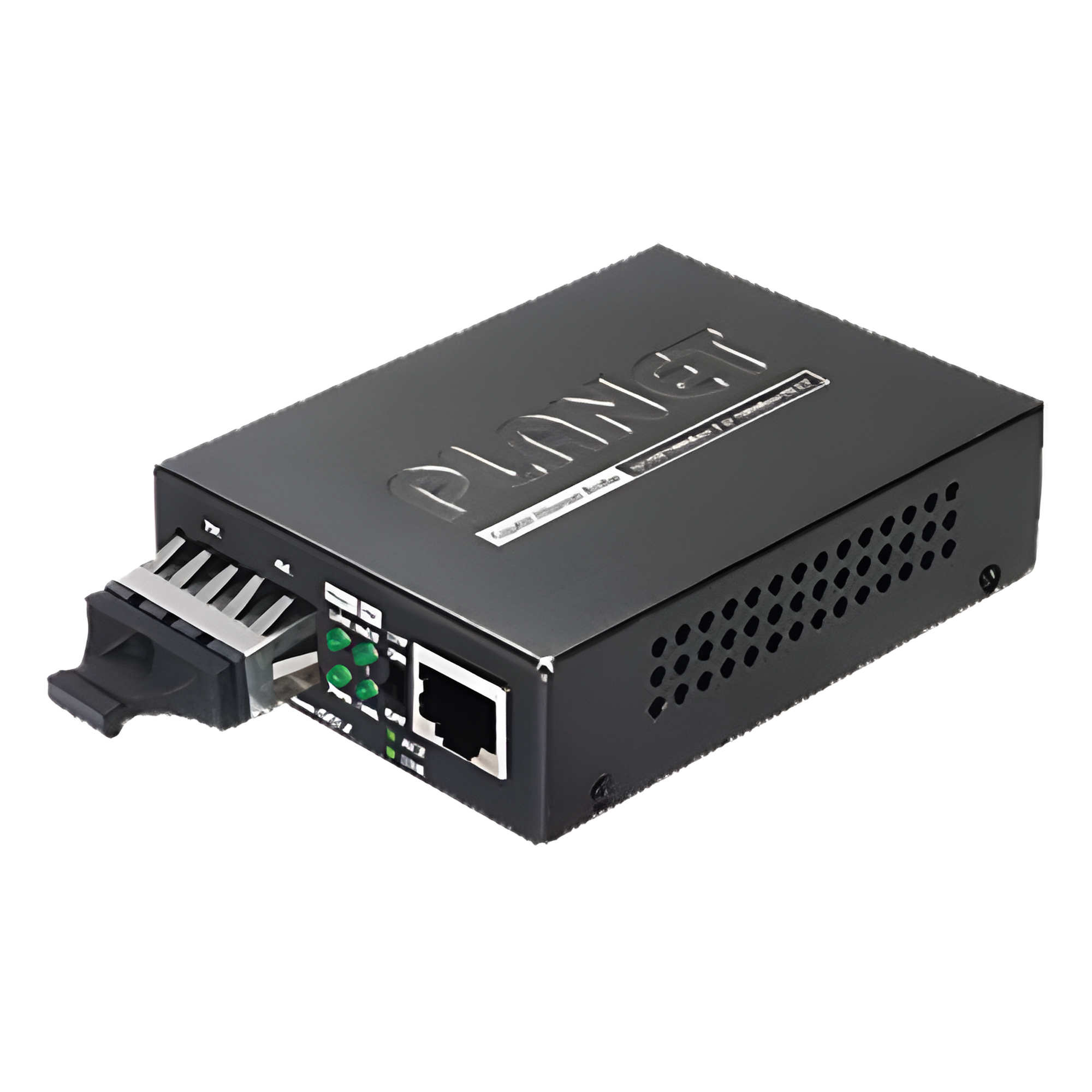Convertidor de Medios 1000 Mbps UTP/Fibra Óptica Mono-Modo Hasta 20 Km, Conector SC — PLANET · SKU GT-802S