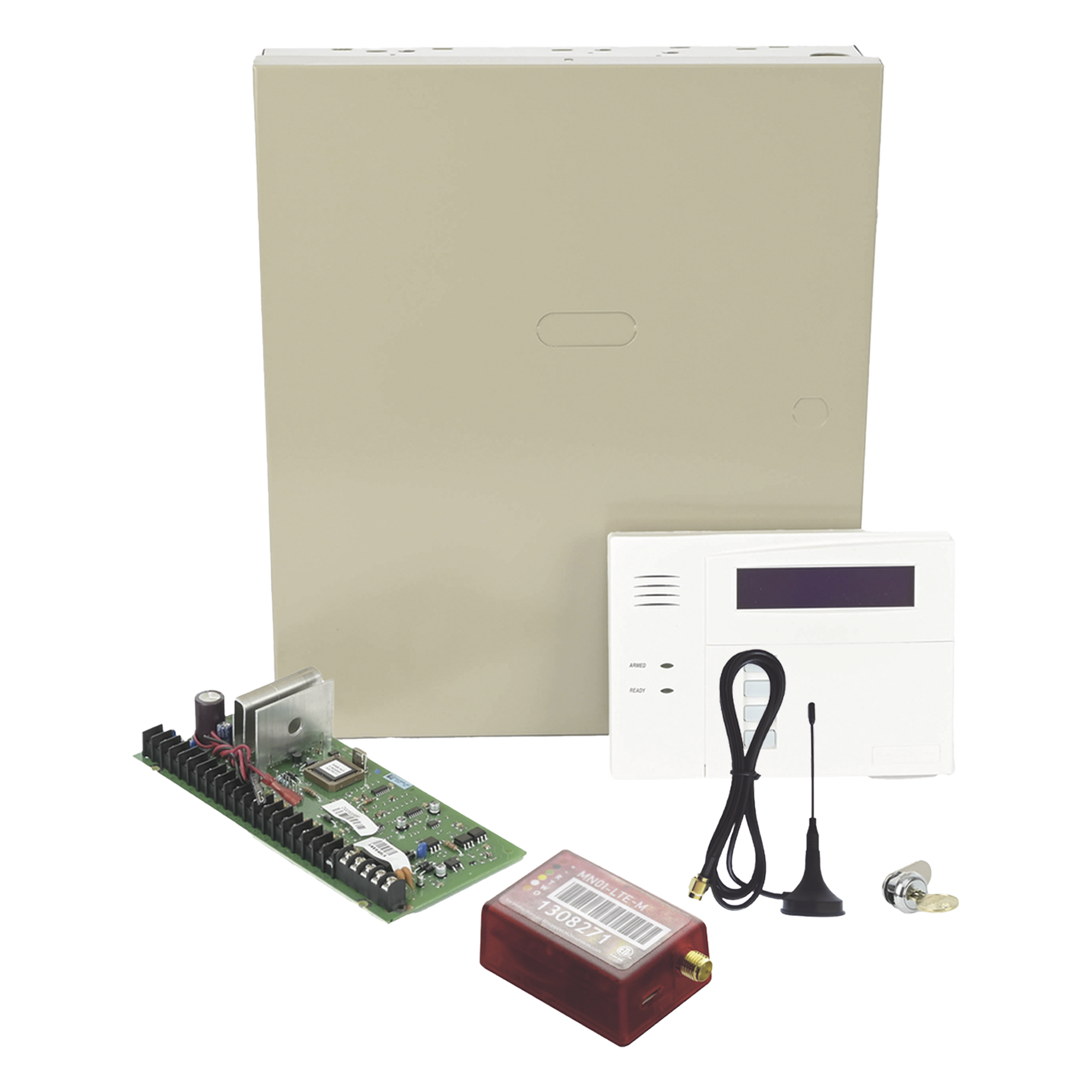 Panel de alarma híbrido con teclado 6160RF y comunicador celular 3G/4G, primer año de servicio incluido — HONEYWELL HOME RESIDEO · SKU VISTA48/6160RFCOM