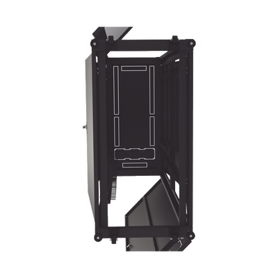 Gabinete Profesional para Telecomunicaciones de 45UR, 1200 mm Profundidad, Incluye 2 Organizadores Verticales de 45 Unidades de Rack, Se envía el Gabinete Armado.