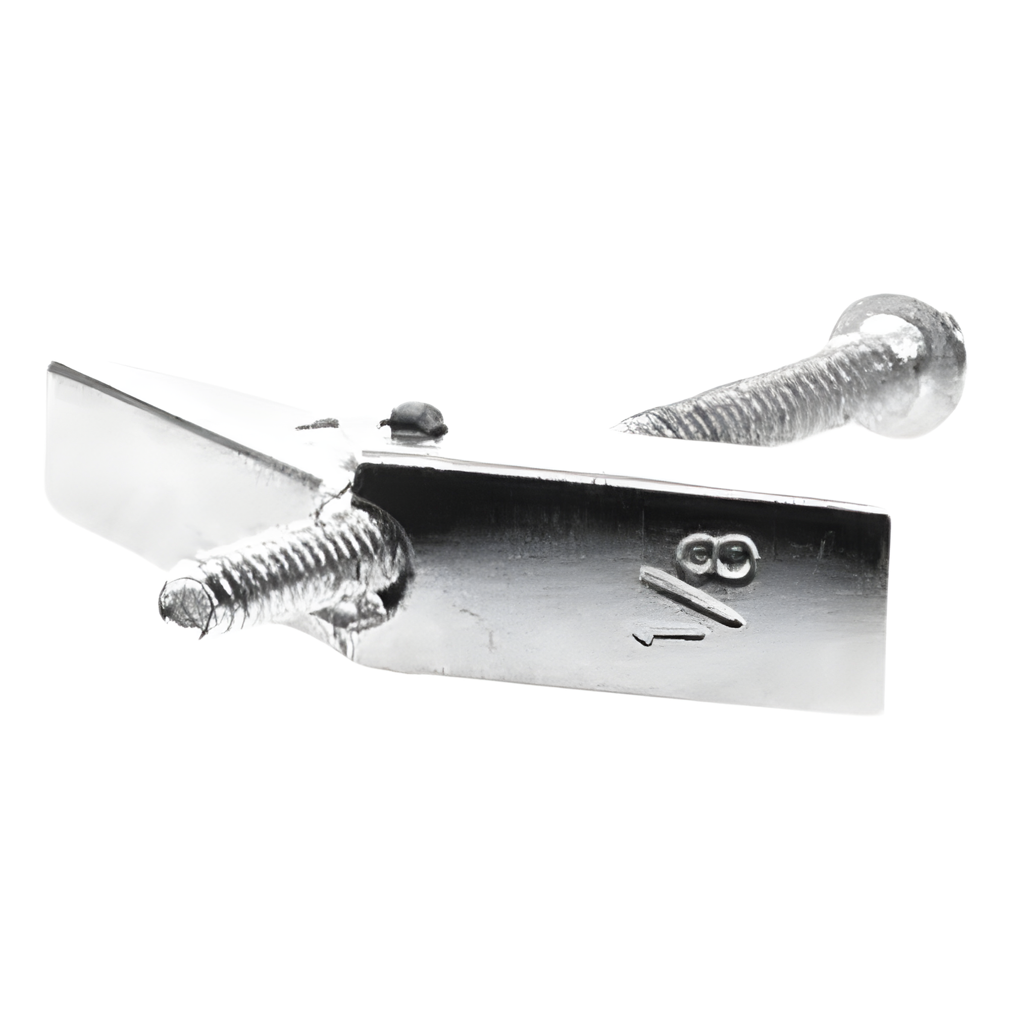 Sujetador Mariposa / Tornillo 1/8" (3 mm) / Bronca 3/8" (10 mm) / Largo 2" (51 mm) / Carga 12 kg en Tablaroca