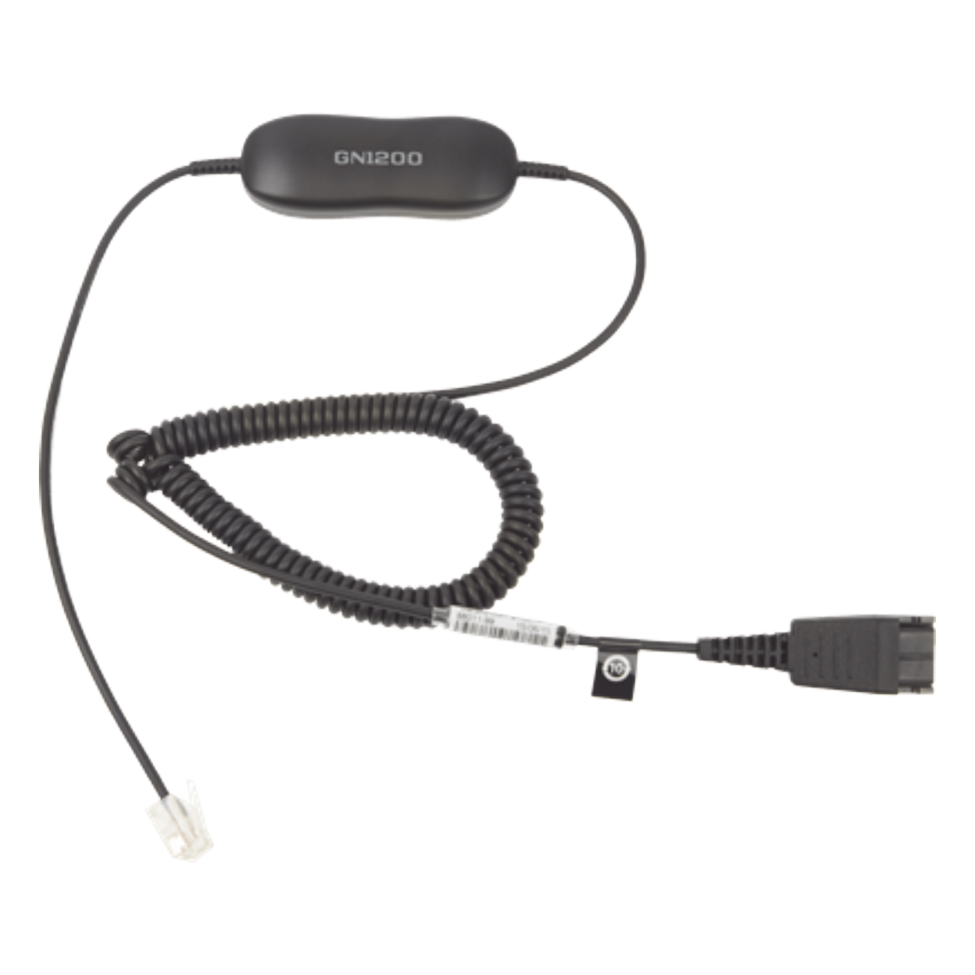 Jabra GN1200 cable enroscado con conexión QD y RJ-9 (88011-99) — JABRA · SKU GN-1200-C