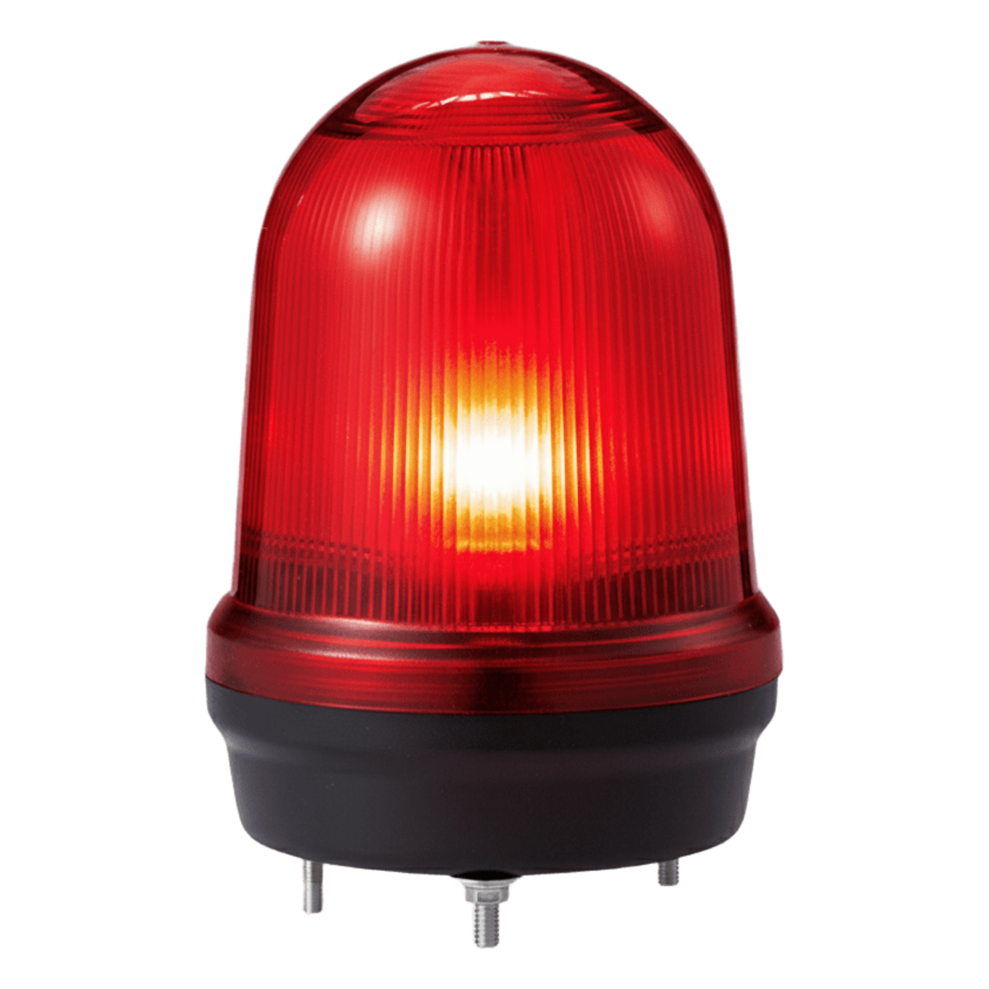 LED con patrones fijo/intermitente, estroboscópico y simulación rotatorio, Color Rojo de 110-220 VCA — QLIGHT · SKU MFL125-110220-R