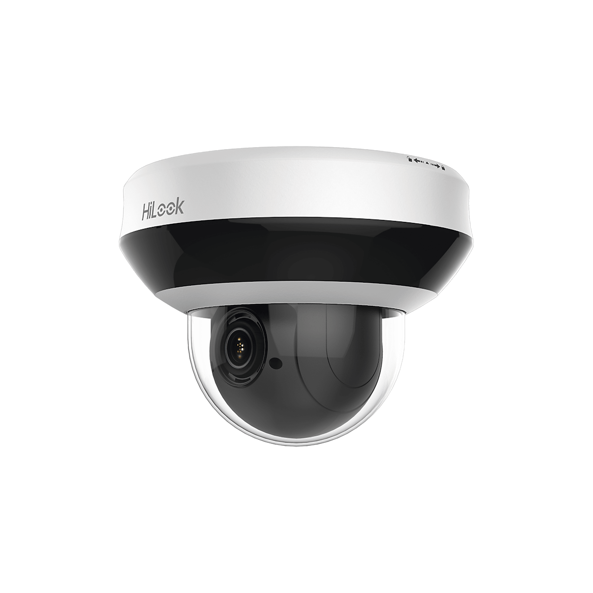 Mini PTZ IP 4 Megapixel / 4X Zoom / Audio Bidireccional / H.265+ / 20 mts IR EXIR / WDR 120 dB / PoE / IK10 / IP66 / Ultra Baja Iluminación / Micrófono Integrado / Micro SD