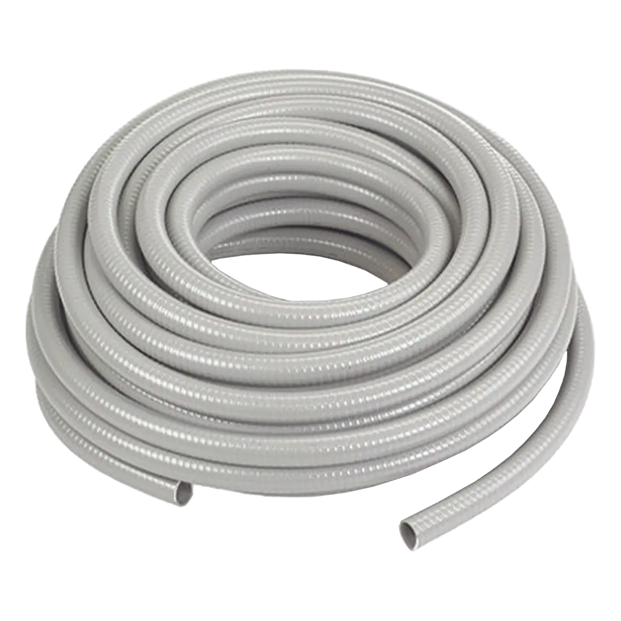 Manguera hermética tipo PolyTuff no metálica gris de 3/4", 100 pies. Uso comercial/industrial. — HUBBELL · SKU HUB-G1075