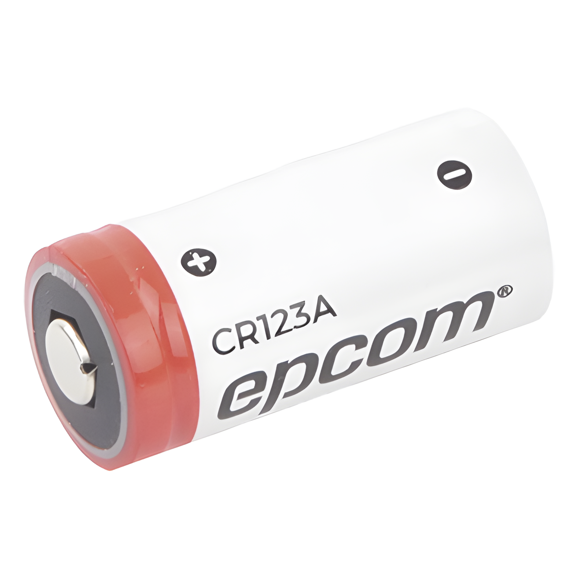 Batería de Litio CR123A / 3V / 1300 mAh / No Recargable / Acero Inoxidable / Operación -40°C a +60°C — EPCOM POWERLINE · SKU CR123A