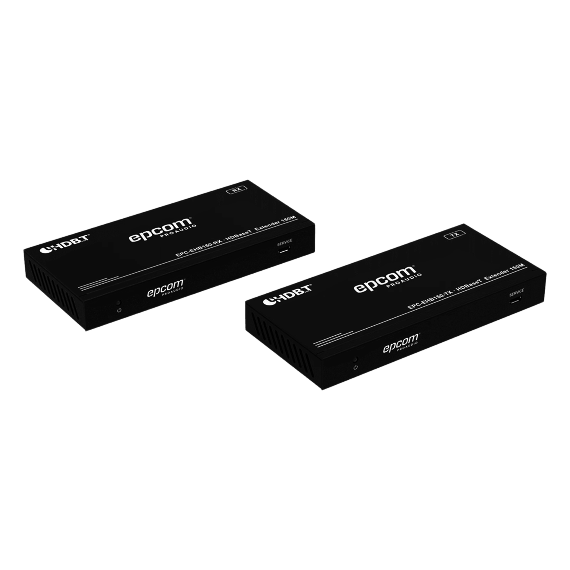 Kit Extensor HDMI | 4K2K@60HZ | HDR 4:4:4 | HDBaseT | 120/150m | Salida de Audio | HDCP 2.2 | IR Bidireccional — EPCOM PROAUDIO · SKU EPC-EHB150