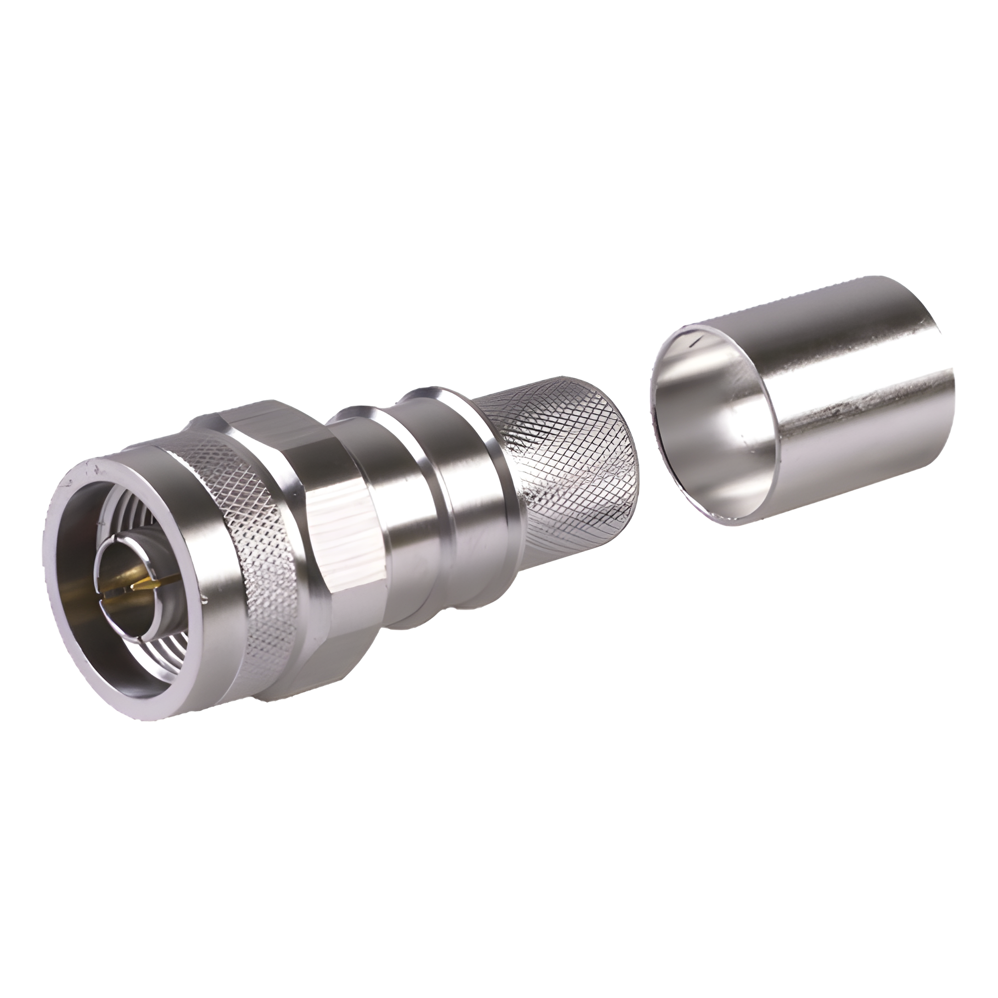 Conector N Macho Plegable con Pin Cautivo para cable LMR600, LP600 — Times Microwave · SKU EZ-600-NM-HX
