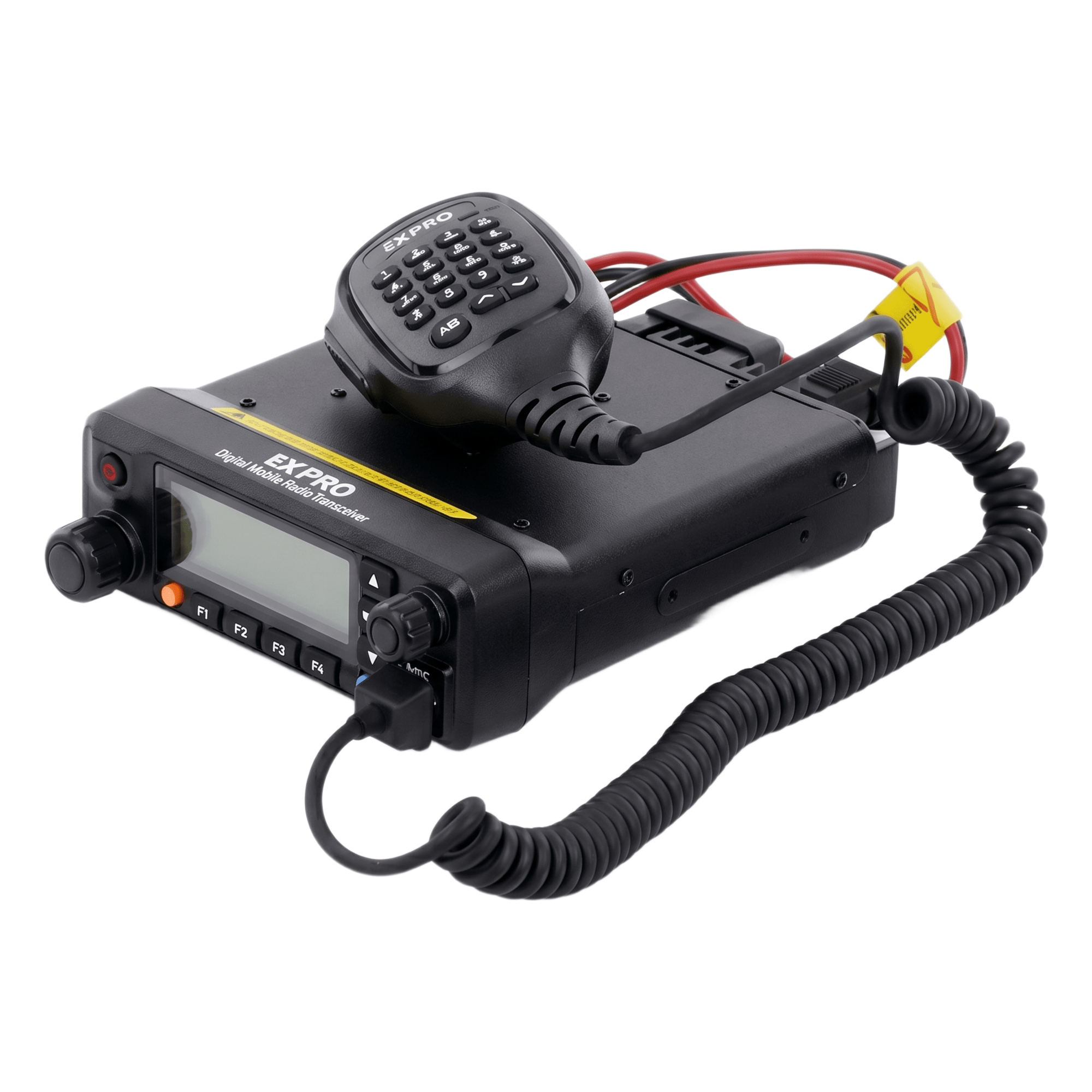 Radio Móvil DMR Doble Banda / VHF 136-174 MHz / UHF 400-480 MHz / 45W VHF / 35W UHF / 1000 Canales / Cifrado Digital / MIL-STD-810 / DTMF — TXPRO · SKU TXM9600