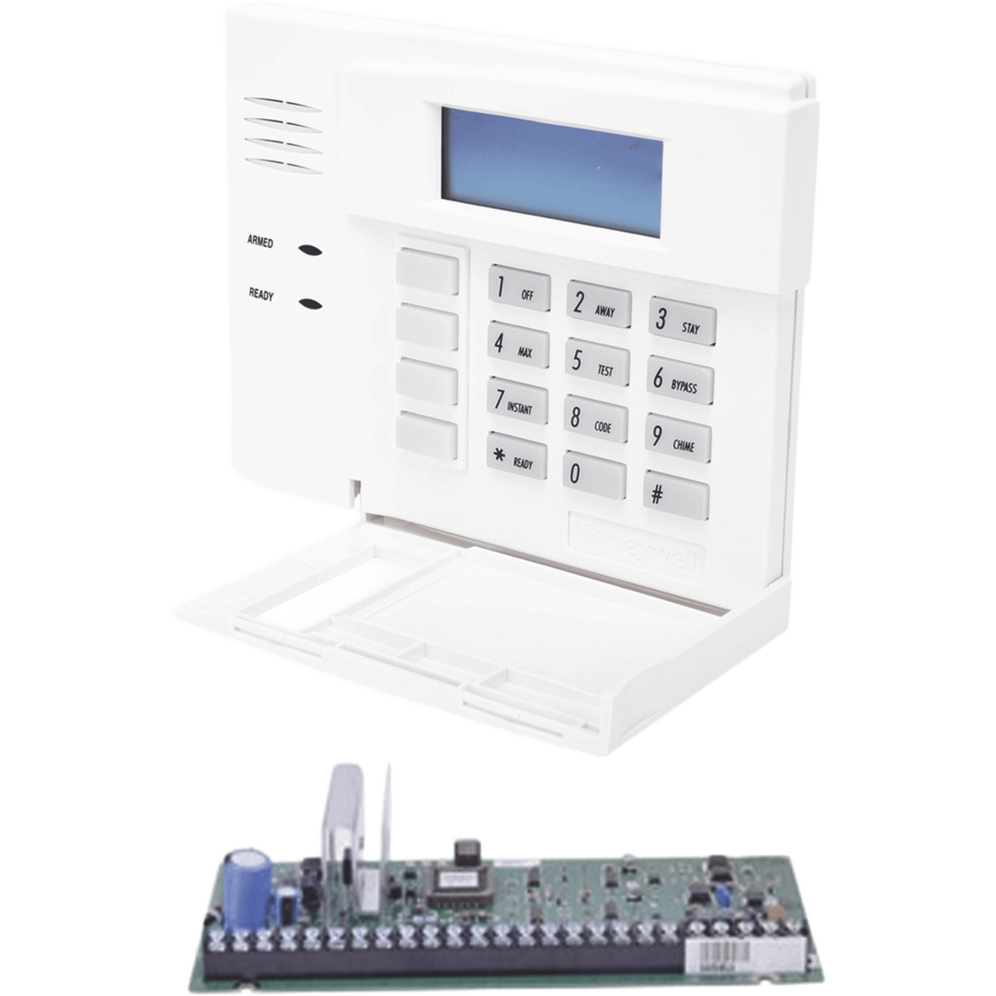 Tarjeta de Panel de Alarma VISTA48 con Teclado 6150 de Palabras Fijas — HONEYWELL HOME RESIDEO · SKU VISTA48PCB/6150