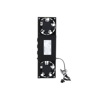 Kit de 2 Ventiladores (12 x 12 cm) con 3 Tomas de Corriente 110 Vca/50 Hz con Clavija