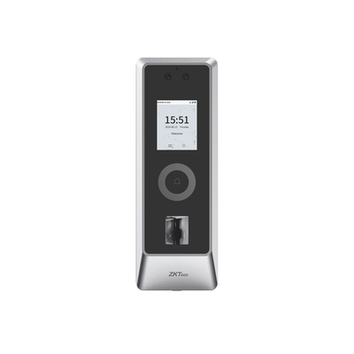 Lector Autónomo Facial y Huella Digital / 30,000 Rostros / IP66 IK07 / TCP/IP Wiegand RS485 / Exterior / ZKBio CVSecurity