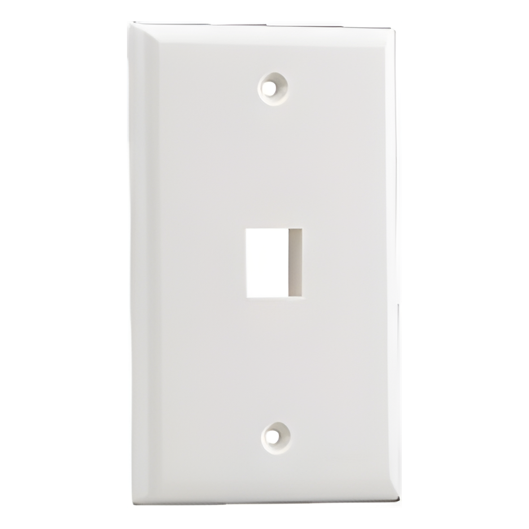 Placa de Pared Vertical / 1 Puerto Keystone / ABS / 69.8 x 114.3 mm (2.75 x 4.5 in) / Marfil — PANDUIT · SKU NK1FNEI