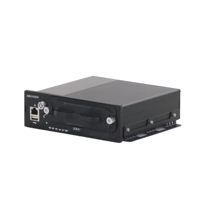 DVR Móvil 1080p (2 Megapixel) / 4 Canales TURBO / Sensor G / Compatible IA / Soporta 2 HDD / Alarmas I/O / Salida de Video / Incluye 1 SSD de 1 TB — HIKVISION · SKU AE-MD5043(1T/SSD)