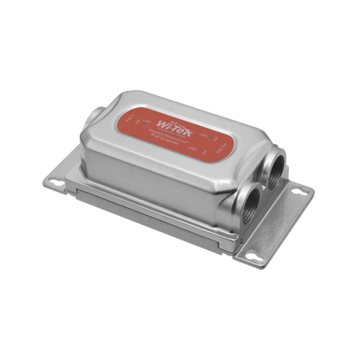 Extensor PoE para exterior / Entrada PoE de 60W y 2 salidas PoE de 30W / Protección IP68 / Ideal Para Aplicaciones de CCTV