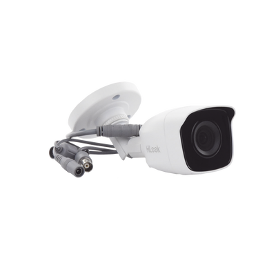 Bala TURBOHD 5 Megapíxel / Lente 2.8 mm (85° de Visión) / Exterior IP66 / IR EXIR 20 mts / TVI-AHD-CVI-CVBS/ Metal