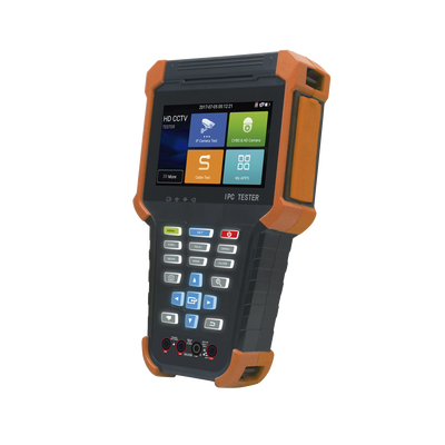 Tester de Video Profesional | Pantalla 4" Touch | Ideal para Cámaras IP/ HD (TVI, CVI, AHD y CVBS) | 4K | H.265/H.264 | PoE | WiFi | Cable Tester | Multímetro Digital | Todo en Uno para tu CCTV.