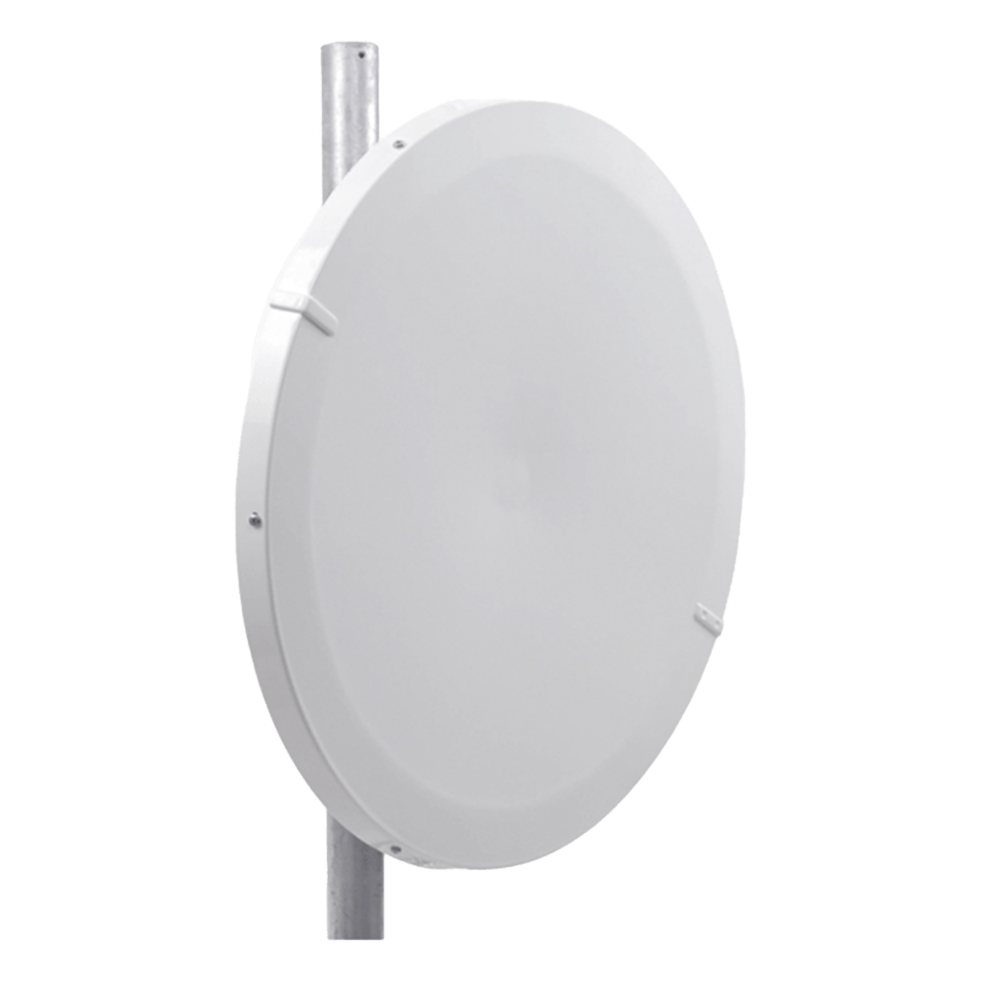Antena Direccional de Alto Rendimiento/ Parábola profunda para mayor aislamiento al ruido / 29 dBi / 4.9 - 6.4 GHz / Conector de guía de onda para radios B5x y C5x / Fácil Montaje y Soporte de acero inoxidable / Radomo Incluido — JIROUS · SKU JRC29DMCB5X