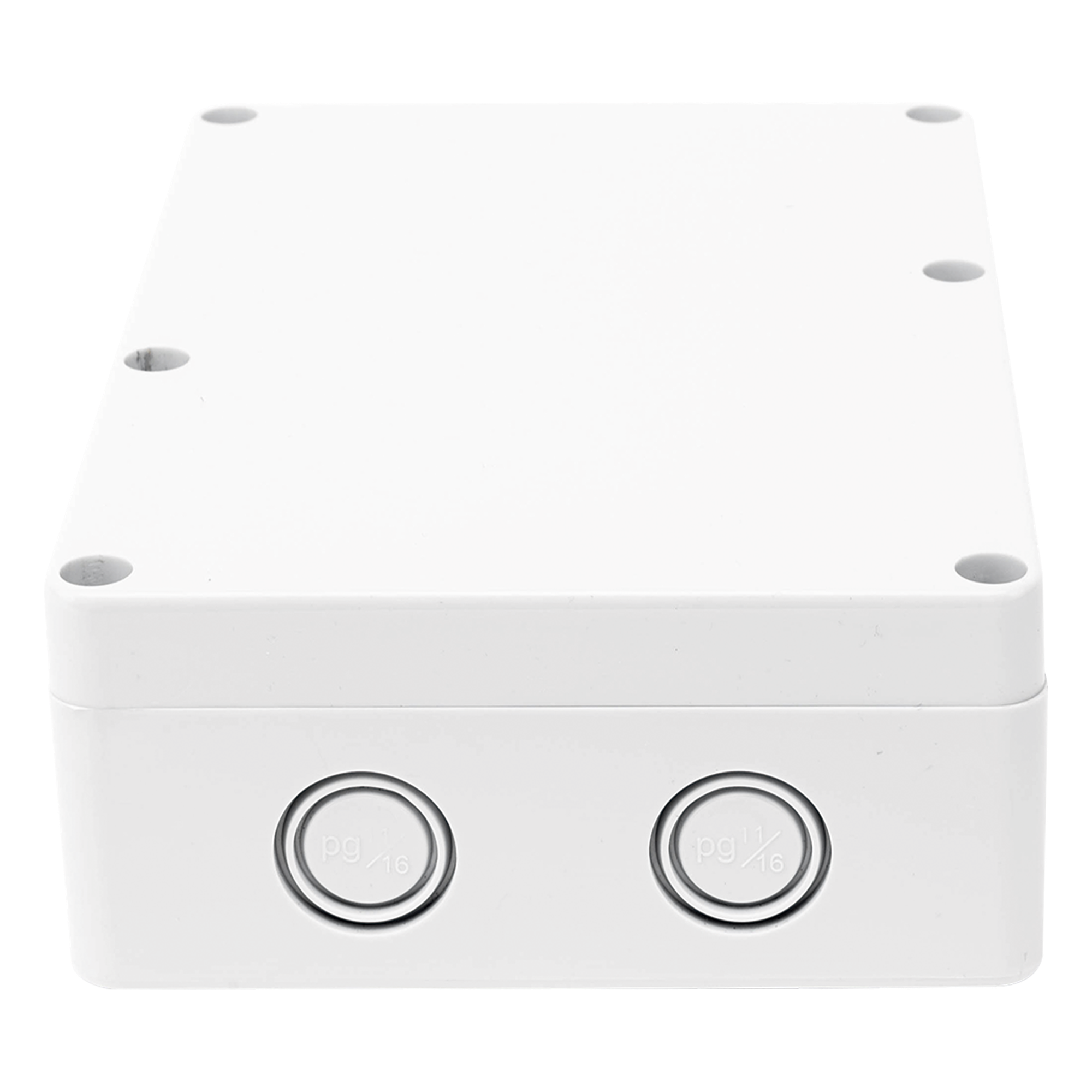 Gabinete Plástico para Exterior / IP65 / 180 x 125 x 57 mm / 16 Entradas de Cableado / -20 a 60 °C / ABS
