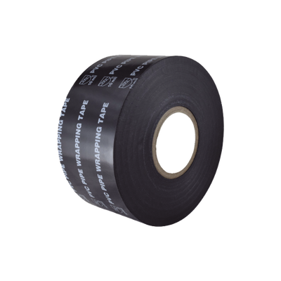 Cinta WRAP de PVC / Grado Premium / 4.8 cm (1.89 in) × 10 m (32.8 ft) / Base de Tela Impermeable / Acabado Mate Antirreflejante / Alta Resistencia Ambiental / Negro
