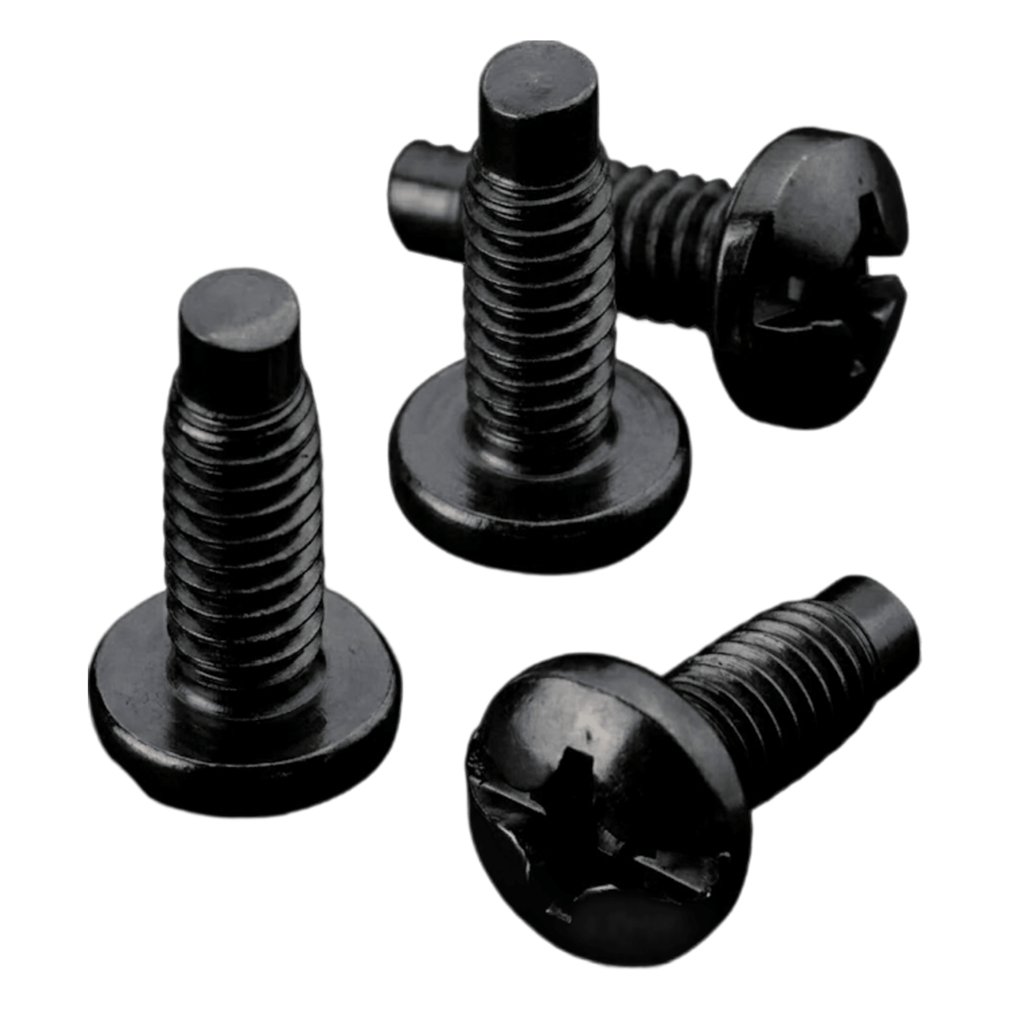 Kit de 20 Tornillos #10-32 x 0.75, Para Uso con Rieles de Tornillo Directo o Tuerca Enjaulada, de Acero, Color Negro — HOFFMAN · SKU AS1032B