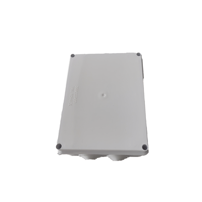 Caja de Derivación-Conexión para Exterior IP65 con 10 Entradas / 200 x 155 x 80 mm / Sellado Seguro con Empaque + 4 Tornillos / Resiste Agua, Polvo y Sol Directo