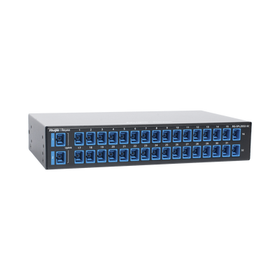 e-Lighten Splitter Pasivo 2/32, Puertos PON SC/UPC, Frecuencias soportadas de 1260nm a 1650nm con hasta 500 mW de Potencia de Entrada