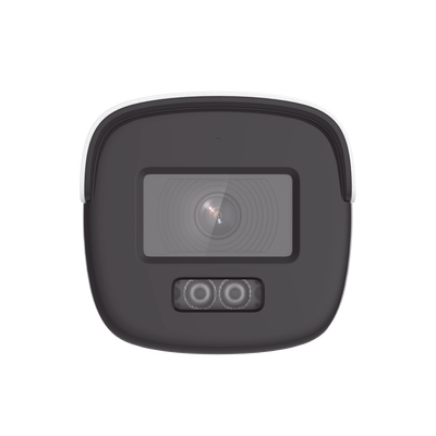 [Dual Light + ColorVu] Bala TURBOHD 3K / 5 Megapixel / Lente 3.6 mm / Audio por Coaxitron / 40 mts IR + 40 mts Luz Blanca / Exterior IP67 / Metal / dWDR