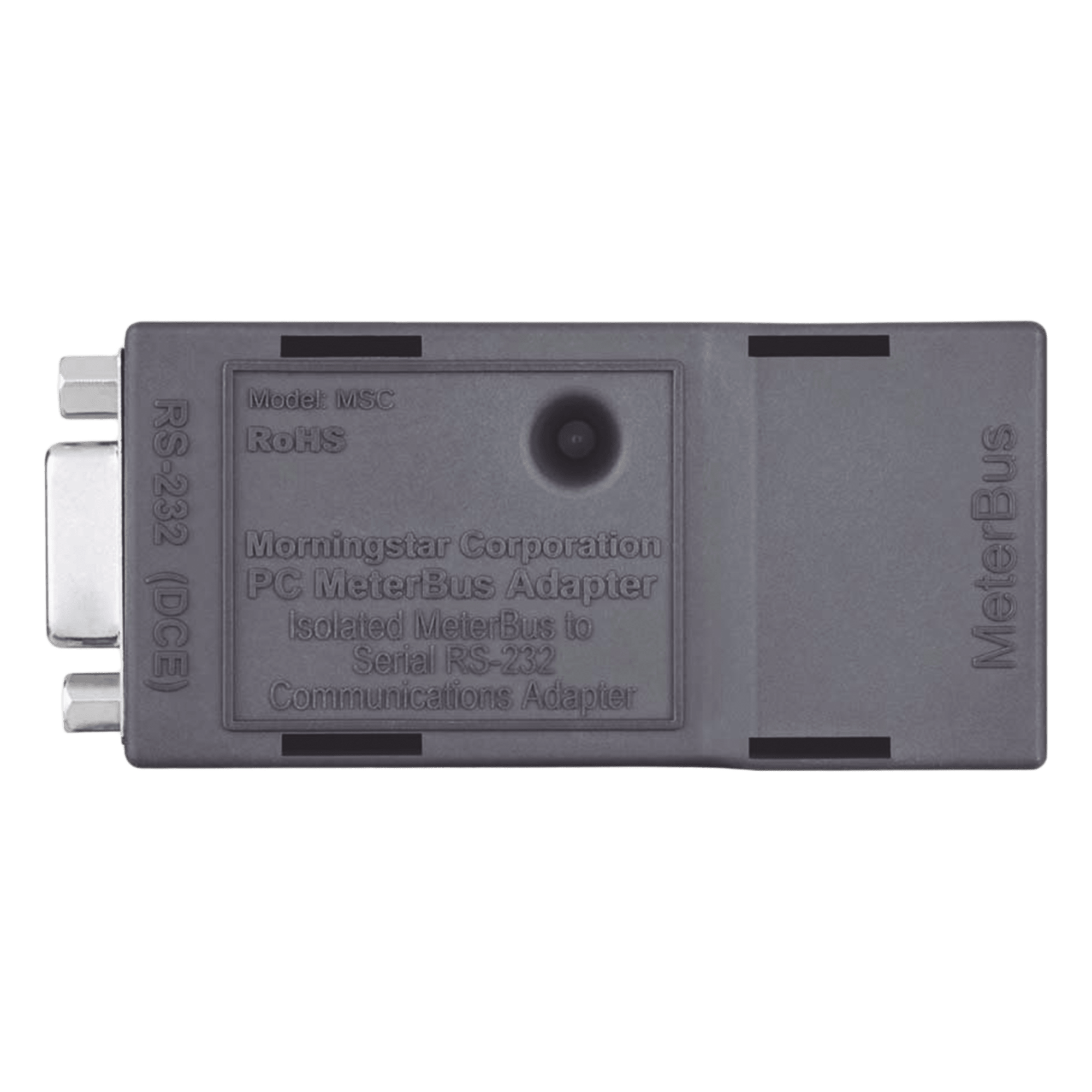 Adaptador MeterBus a RS232, Convierte el RJ-11 en una interfaz RS232 — MORNINGSTAR · SKU MSC