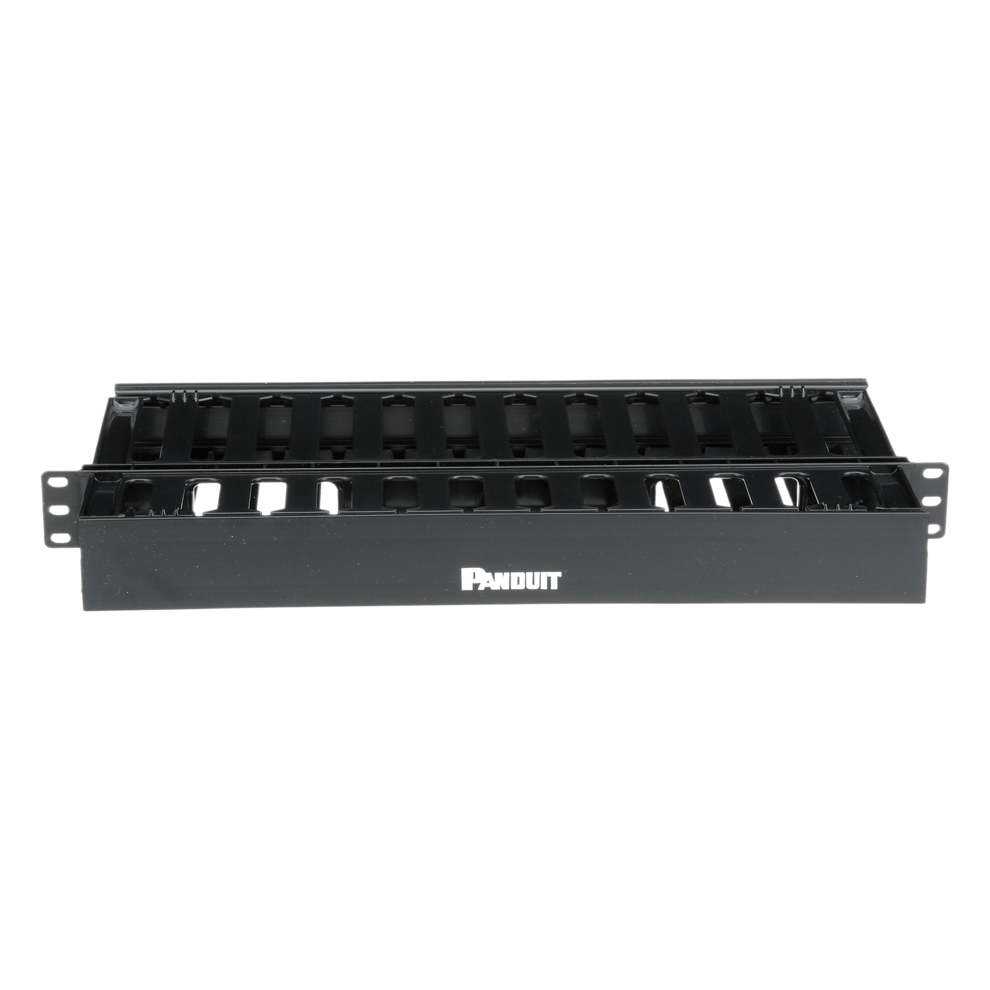 Organizador de Cables Horizontal PatchLink, Doble (Frontal y Posterior), Para Rack de 19in, 1UR — PANDUIT · SKU WMPSE