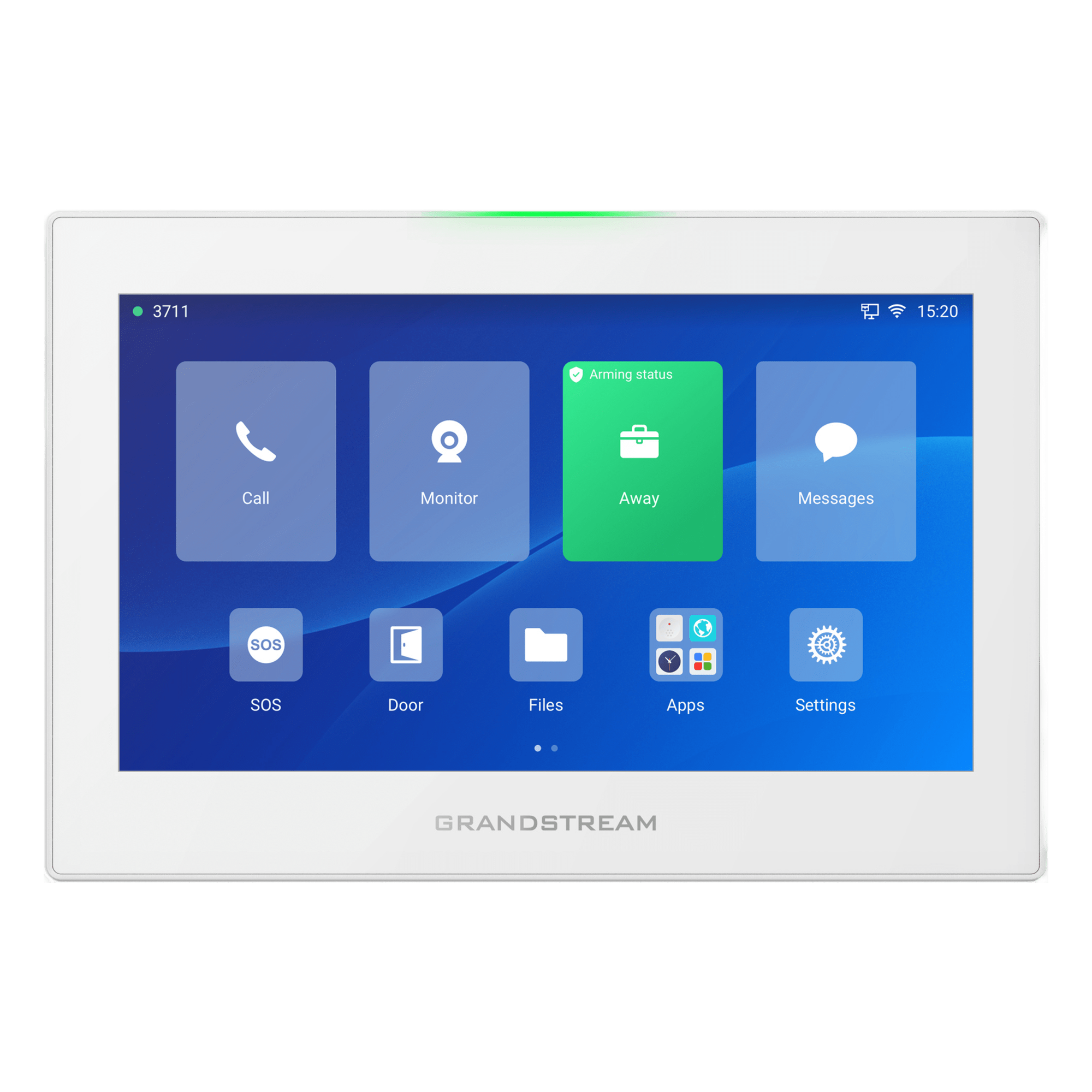 Estación de Intercomunicación SIP con Wi-Fi 6, Bluetooth y Control Total para Agendamiento de Salas y Edificios Inteligentes (Color Blanco) — GRANDSTREAM · SKU GSC-3574