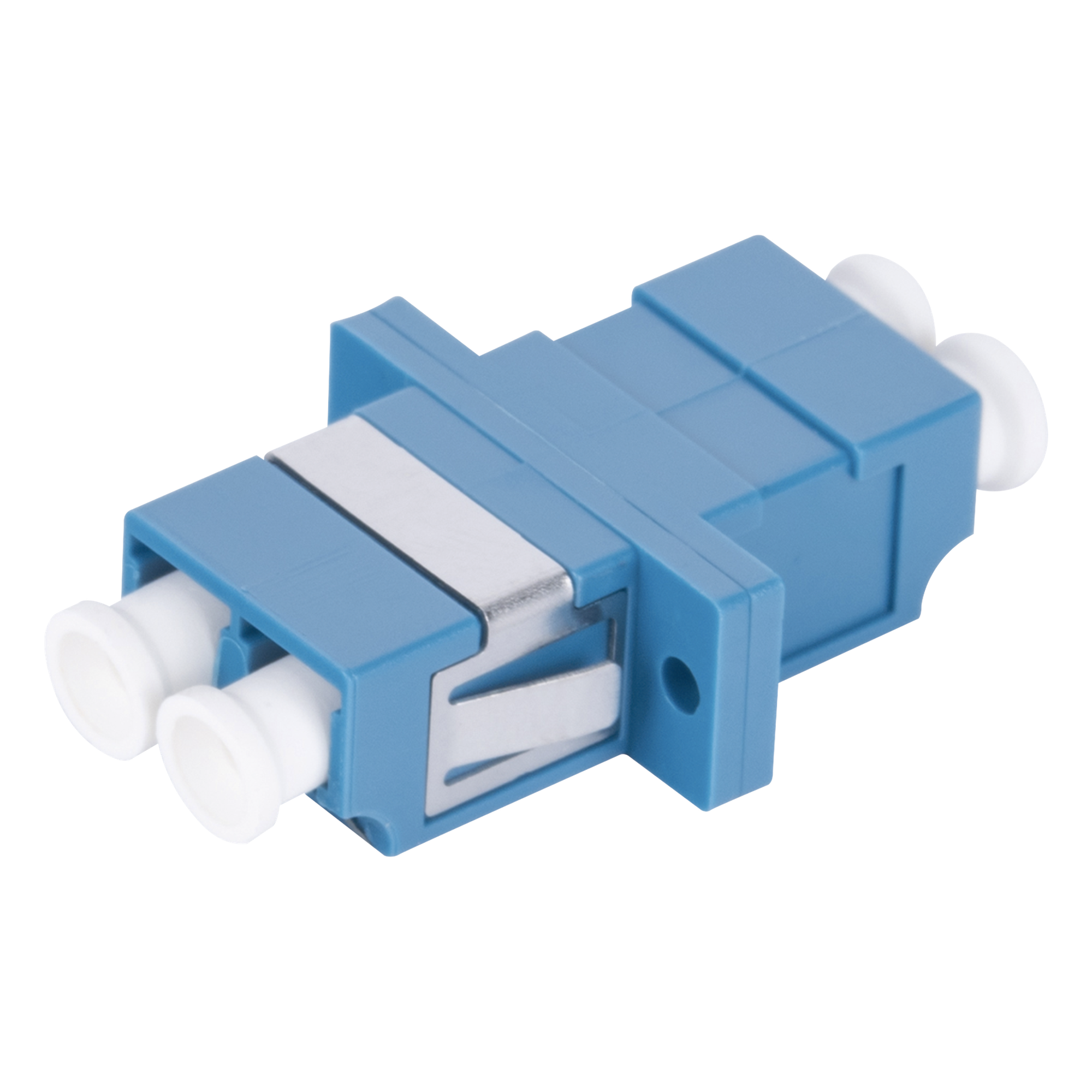 Módulo Acoplador de Fibra Óptica Duplex LC/UPC a LC/UPC Compatible con Fibra Monomodo