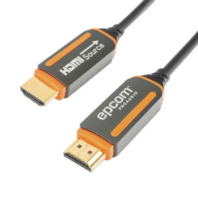 Cable HDMI de Fibra Óptica de 30 Metros (98.43 Pies) | Alta Definición | Versión 2.0 | Alta Velocidad 18Gbps | 4K@60Hz | HDCP 2.2 | Resistente a EMI y RFI