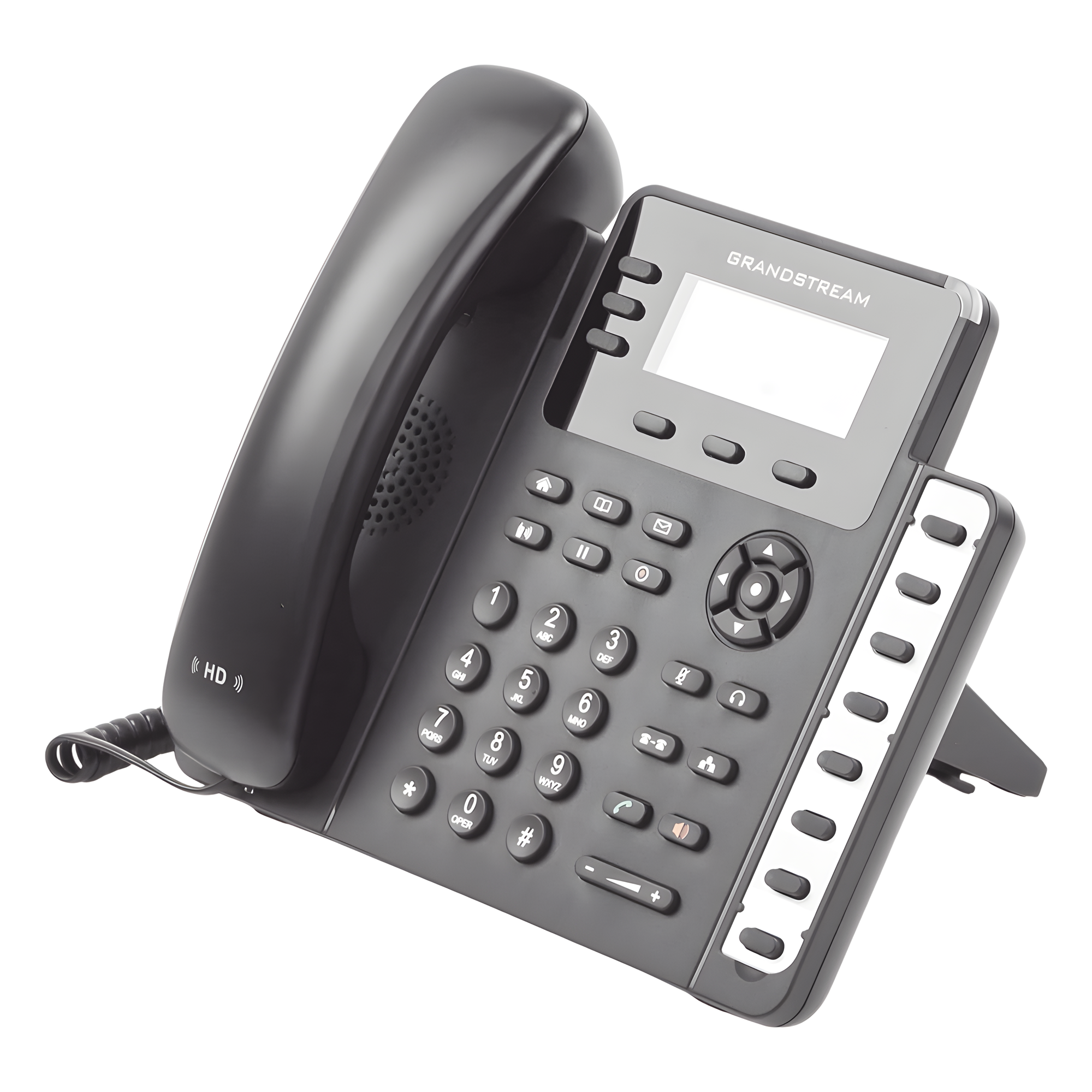 Teléfono IP SMB de 3 líneas con 3 teclas de función, 8 teclas de extensión BLF y conferencia de 4 vías, PoE — GRANDSTREAM · SKU GXP-1630