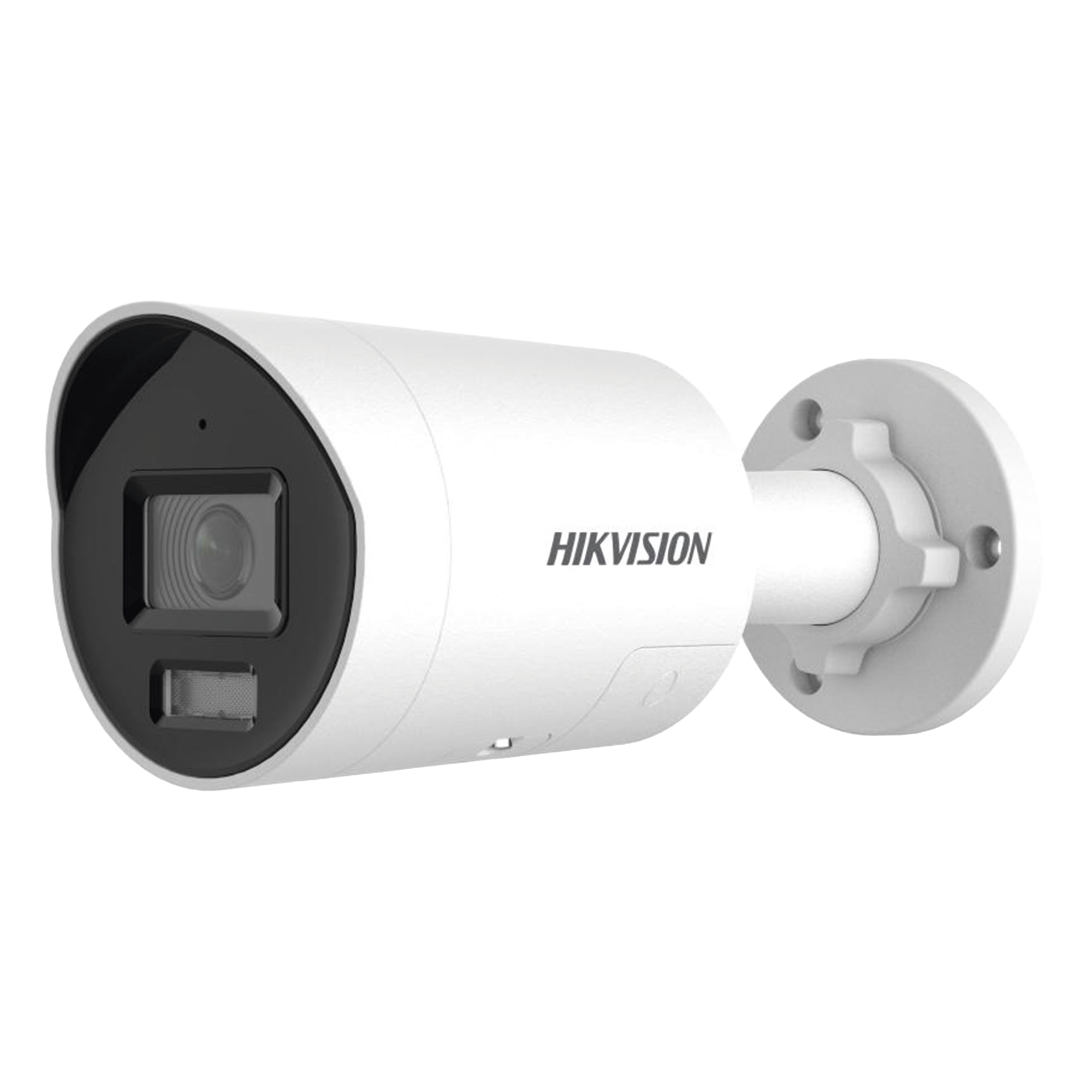 [Dual Light + ColorVu] Bala IP 8 Megapixel (4K) / Lente 2.8 mm / 40 mts IR + 40 mts Luz Blanca / Exterior IP67 / Luz Intermitente y Alerta de Audio / Micrófono Integrado / ACUSENSE / Metal / ACUSEARCH — HIKVISION · SKU DS-2CD2087G2H-LIU/SL