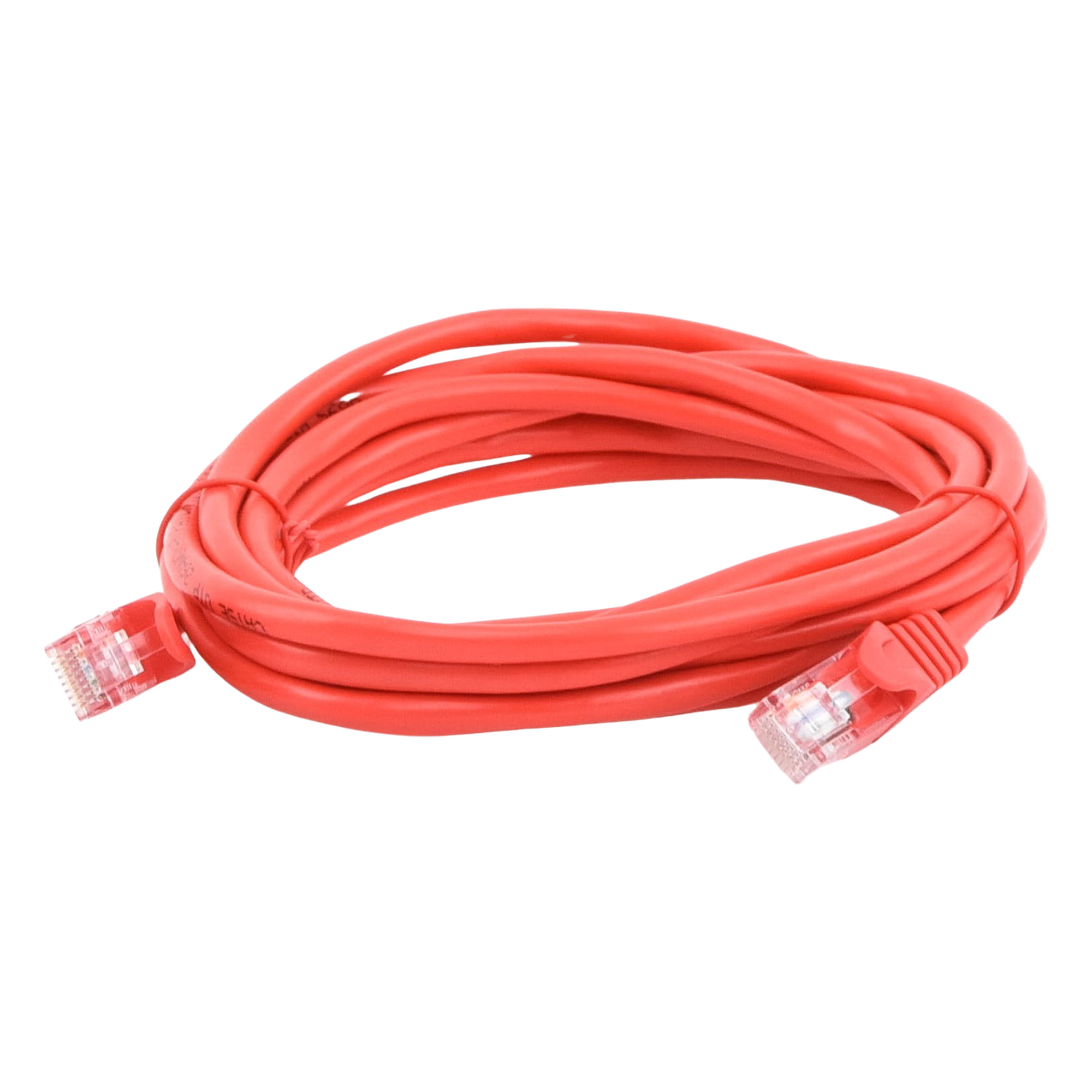 Cable de Parcheo UTP Cat5e / 3.0 m (9.84 ft) / 100 Ohm / RJ45 / Rojo