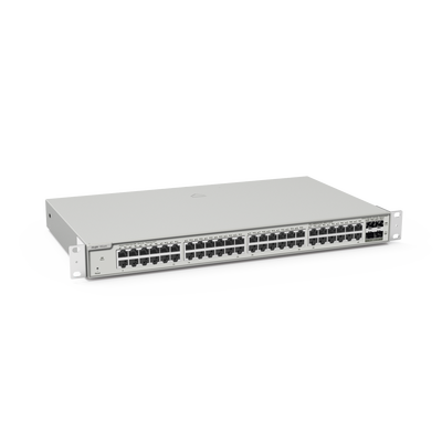 Switch Administrable Capa 3 con 48 puertos Gigabit + 4 SFP+ para fibra 10Gb, gestión gratuita desde la nube — RUIJIE · SKU RG-NBS5200-48GT4XS