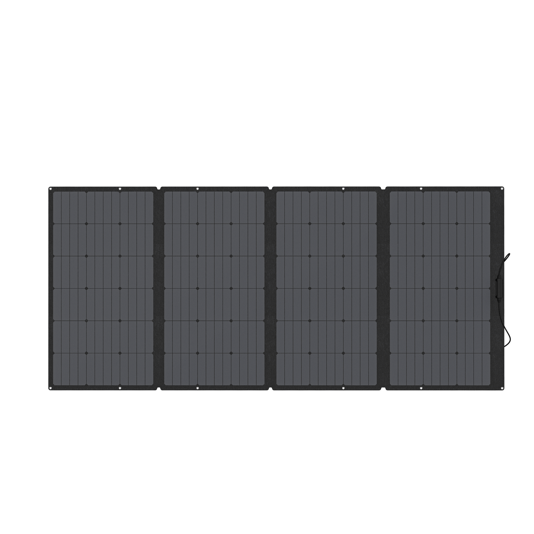 Módulo Solar Portátil y Flexible de 400W Recomendado para Estaciones Portátiles EcoFlow / Ajuste de Ángulo / Carga Eficiente