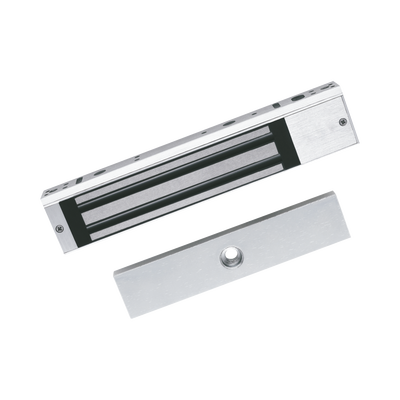 Chapa Magnética de 617 Lbs (280 Kg) / Montaje en Puerta Normal o de Vidrio / Certificado CE /  Uso en Interior / Indicador LED / Magnetismo Anti-residual — HIKVISION · SKU DS-K4H258S