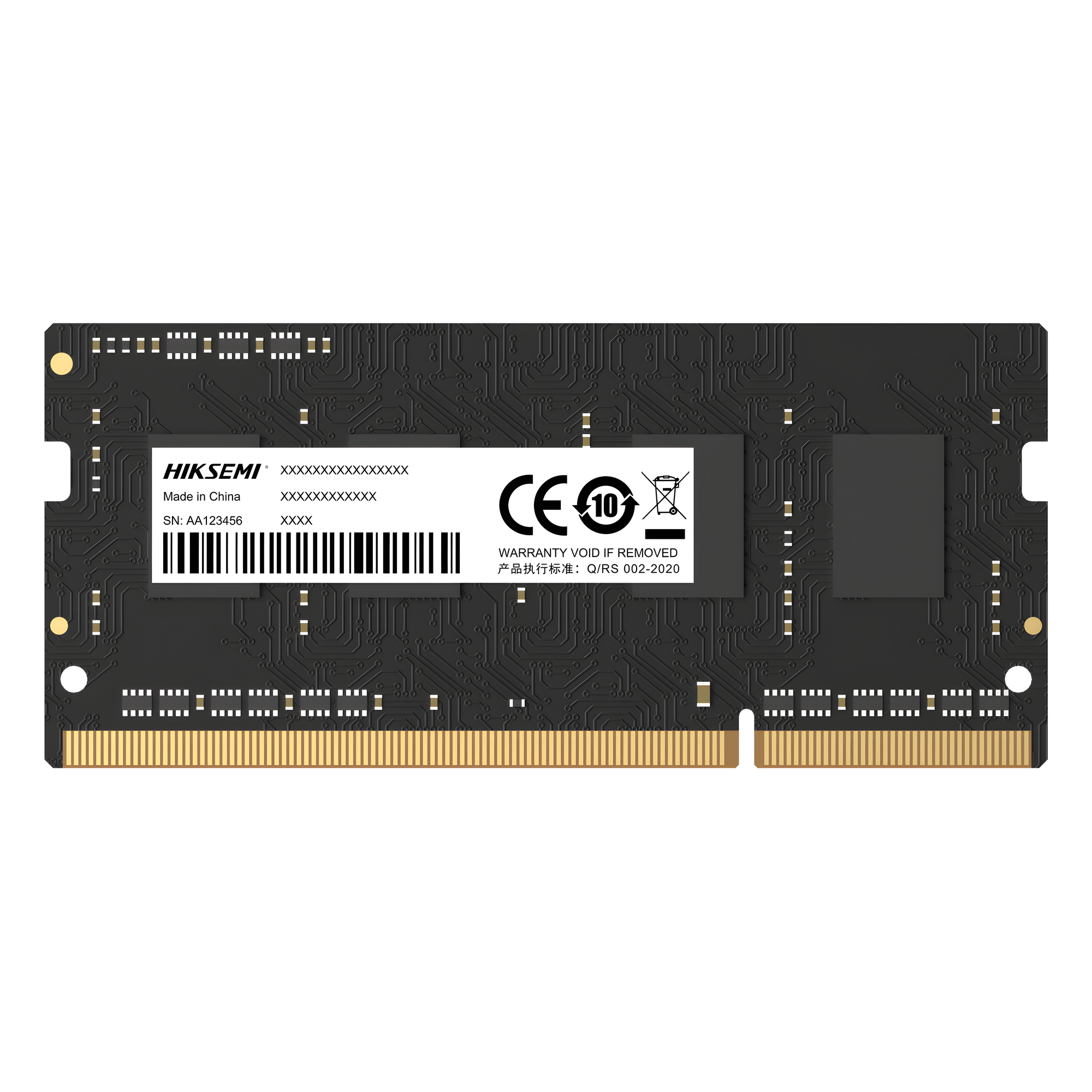 Memoria RAM DDR4 SODIMM 8 GB / 3200 MHz / CL19 / Para Laptop o NAS / HIKSEMI by HIKVISION · SKU HS-C408-S32Z1/8G