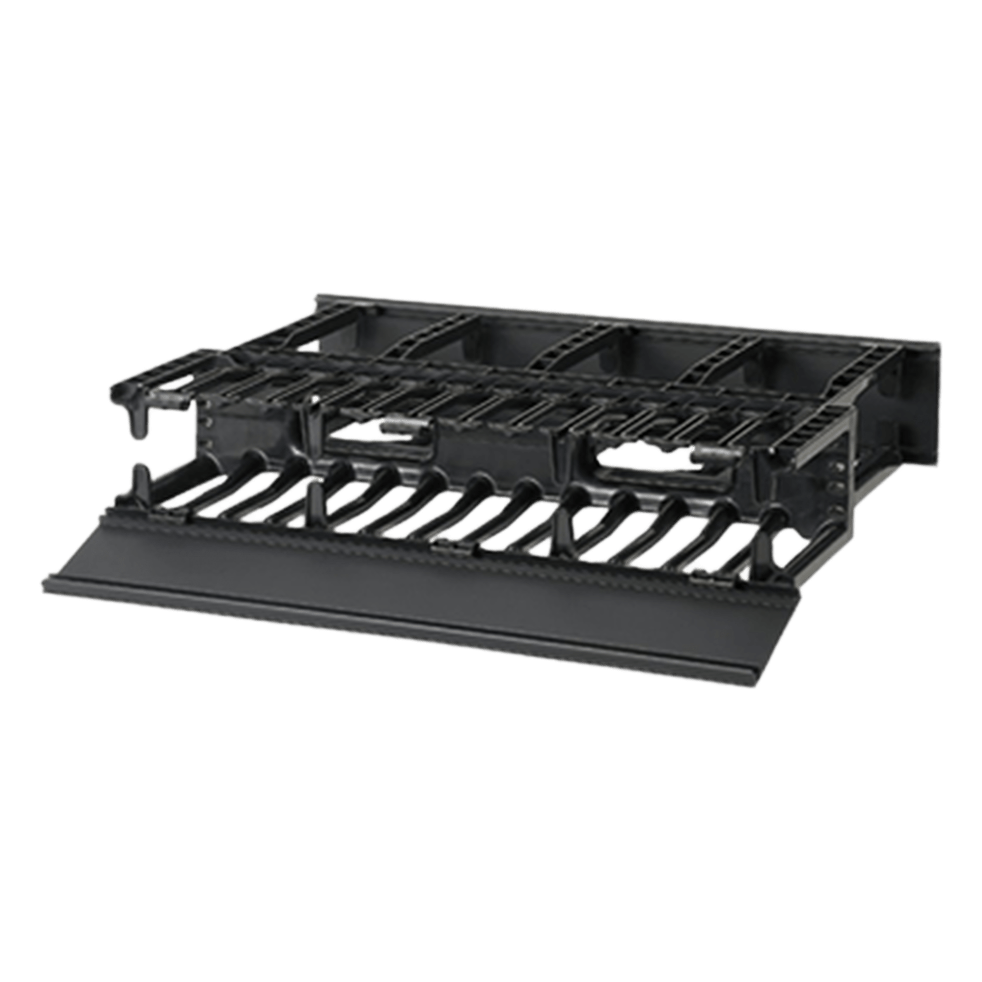 Organizador de Cables Horizontal / Alta Densidad / Doble Frontal y Posterior / Rack 19in / 2UR / 48.3 cm (19in) — PANDUIT · SKU NM2