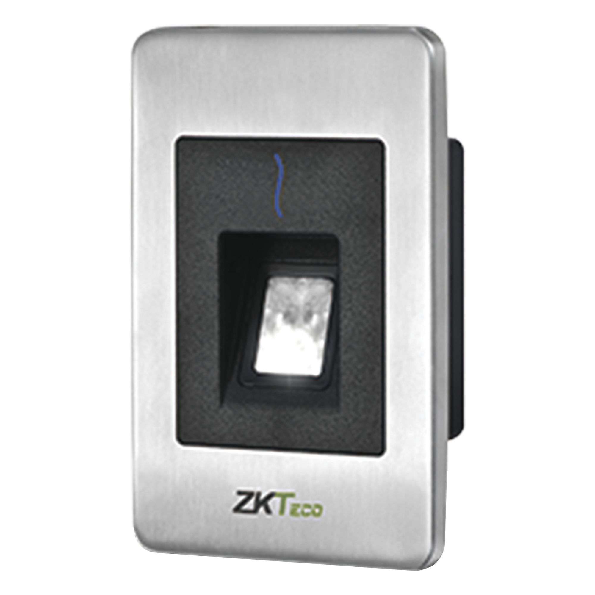 Lector Esclavo de Huella y Proximidad / RS-485 / IP65 / Acero Inoxidable / Exterior / ZKFinger VX10.0 — ZKTECO · SKU FR1500S