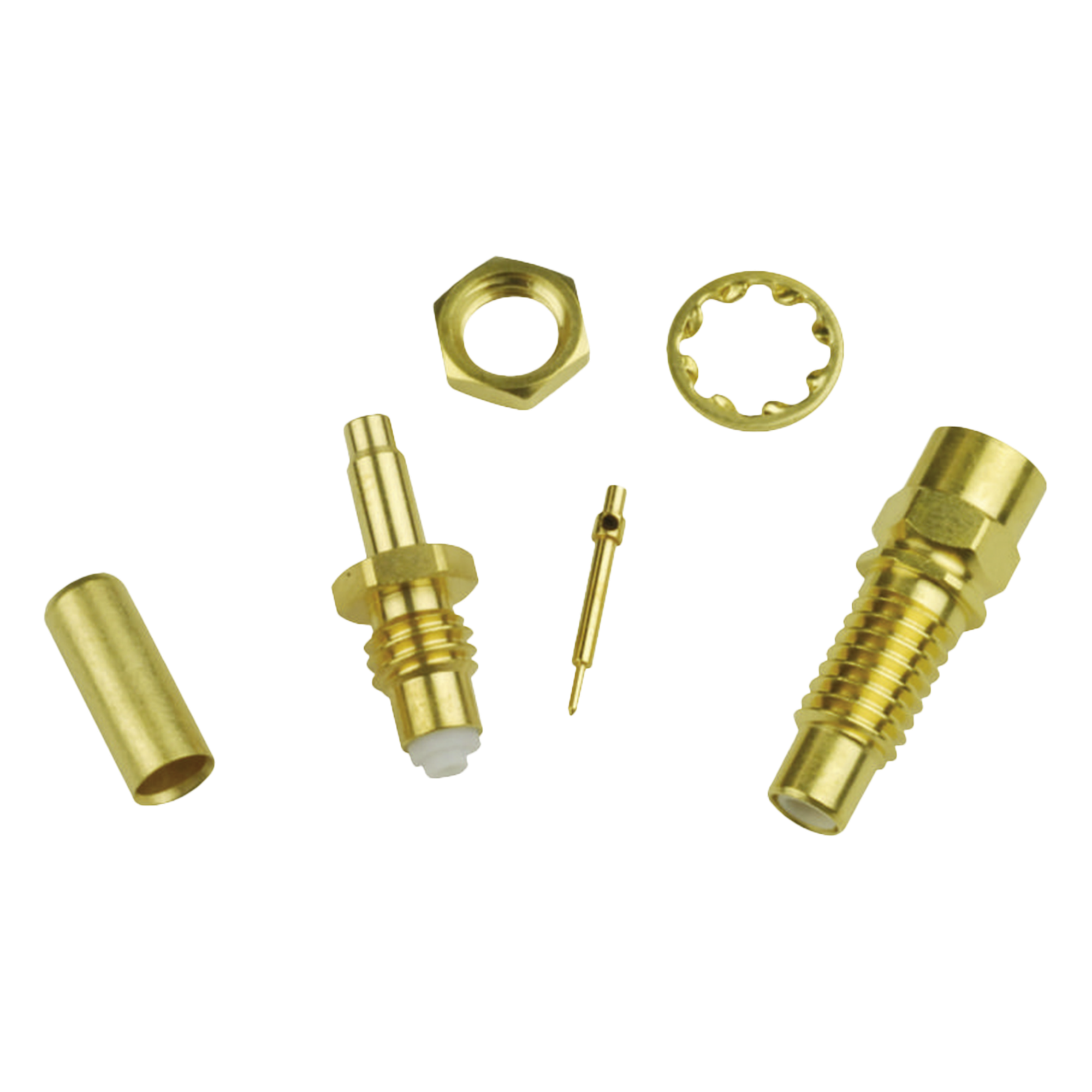 Conector Jack SMC de Anillo Plegable para Cable RG-316 y Montaje en Chasis. — NEWARK · SKU 90F2590