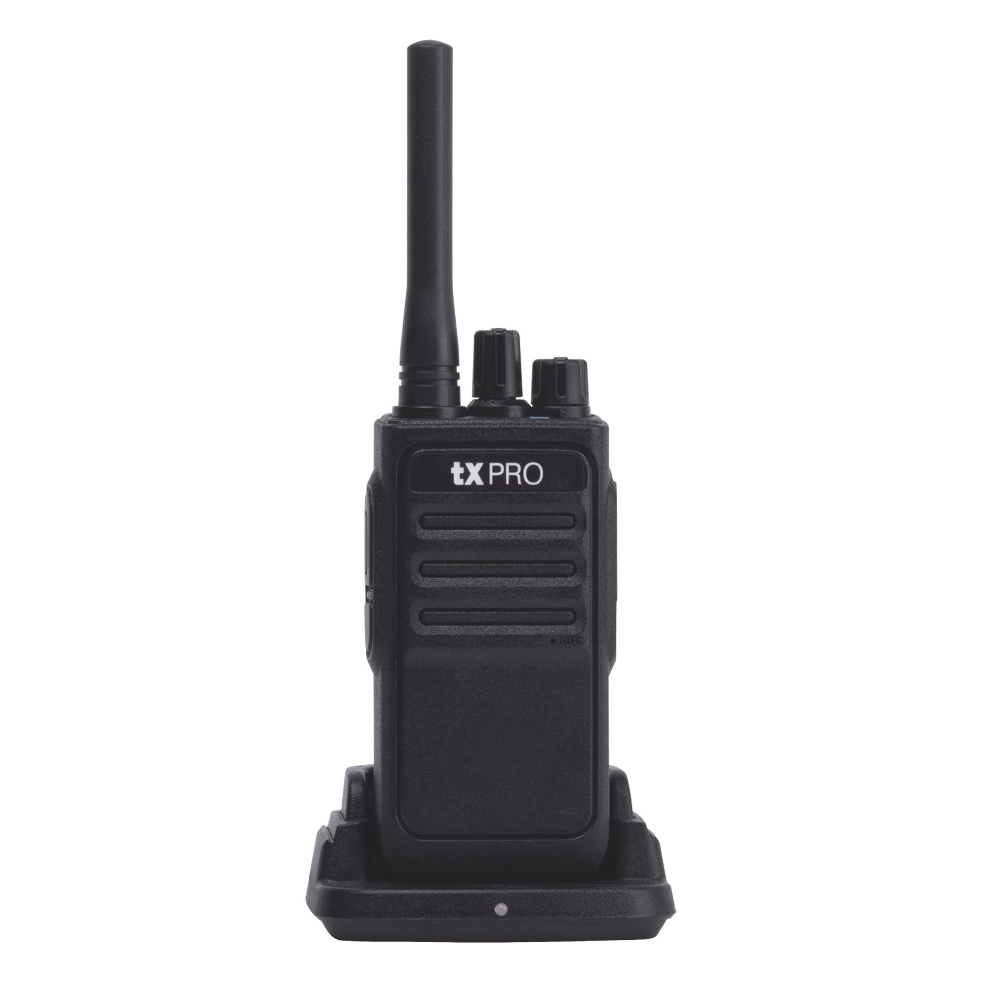 Radio Portátil Analógico UHF / 400-470 MHz / 2W / 16 Canales / VOX Manos Libres / Batería 6-8 hrs / 161 g (5.68 oz)