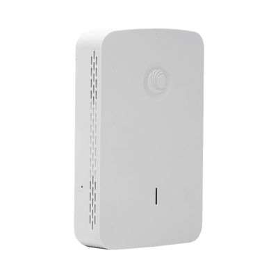 Access Point WiFi cnPilot e425H Indoor Wall Plate, doble banda, Wave 2, antena beamforming, 2 puertos de salida (1x PoE Gigabit y 1x Ethernet Gigabit) — CAMBIUM NETWORKS · SKU PL-E425H00A-RW
